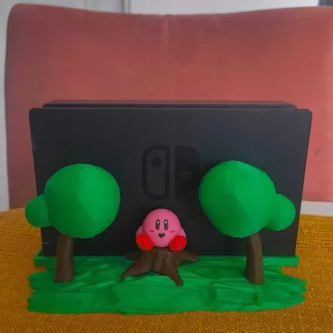Nintendo Switch Kirby Dock - Classic and OLED version