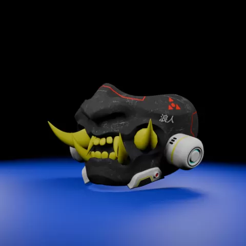 Cyberpunk Samurai Tactical Mask