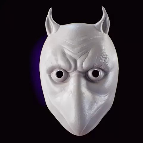 Kinuta Junko Mask from Silent Hill F - Fan Art - Kinuta Junko Mask