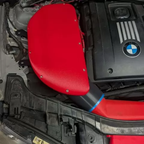 E82 N54 relocated inlet airbox