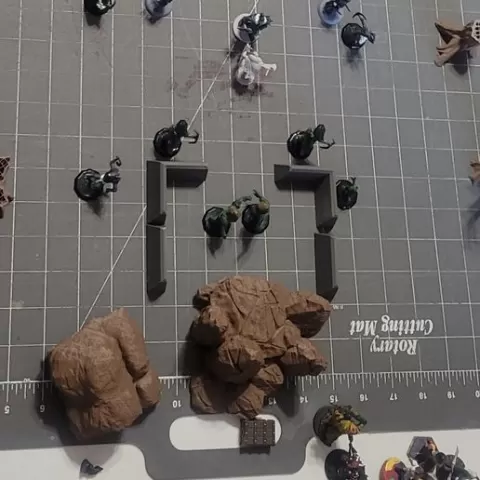 Tabletop Barrier Blocks