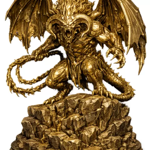 The Balrog Demon from LOTR Lord of the Rings, statue, figure, model