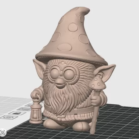 Enchanted Mushroom Furby Guardian - Woodland Spirit Toy