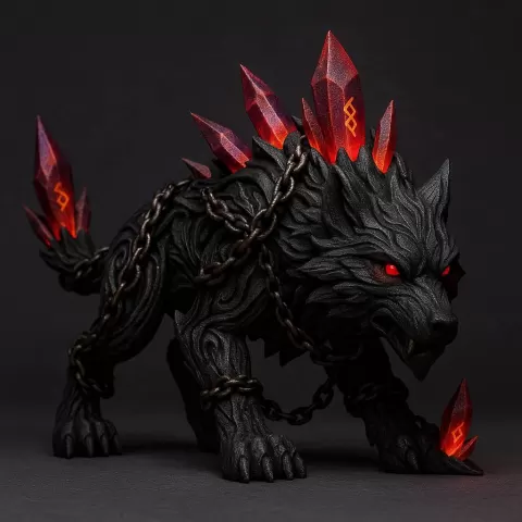 Chained Hellwolf - PRINTITO-AdultsXXX3D