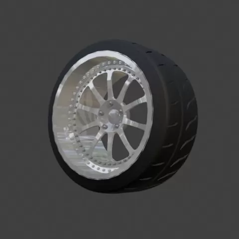 Tire with rim