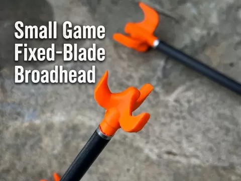 Small Game Fixed-Blade Broadhead for 0.244in shaft