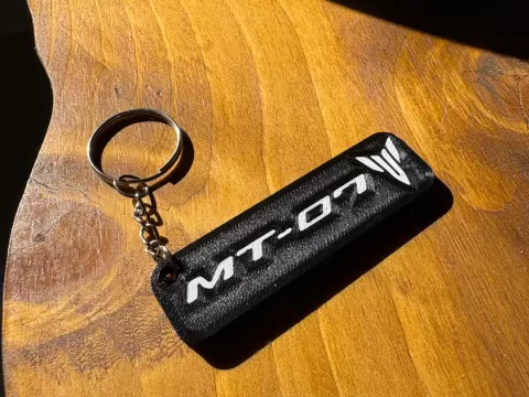 Yamaha MT-07 Keychain | Multicolor