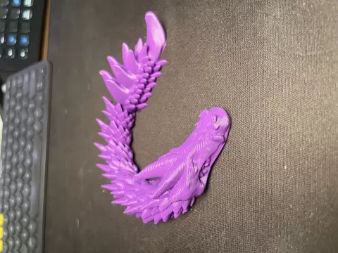 FLEXI FIDGET DRAGON PRINT IN PLACE