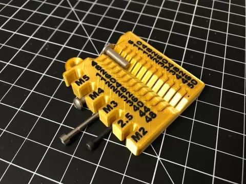 Metric screw measuring device - M2/2.5/3/4/5 4-50mm
