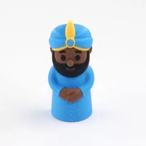 Wise King 2 - (BIBLICAL SERIES) - The Nativity - PRINT IN PLACE, NO USPPORTS, FLEXI - THE PRINTED BURROW by The Printed Burrow