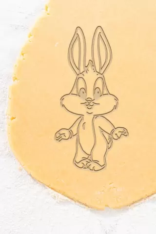 Bugs Bunny Cookie Cutter, Biscuit Cutter