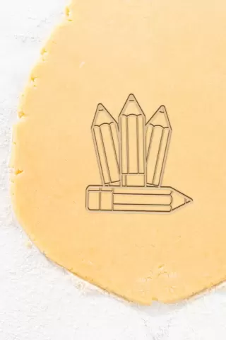 Pencil Cookie Cutter, Biscuit Cutter
