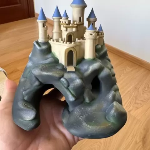 Aquarium Castle Hideout