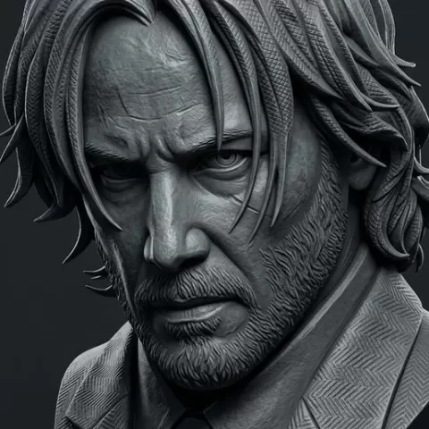 John Wick Bust