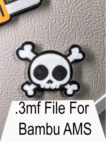 Cross Bones Magnet.3mf