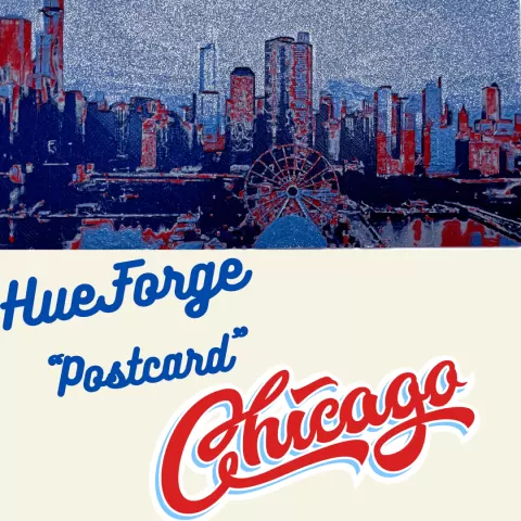 Chicago - Navy Pier - HueForge PostCard