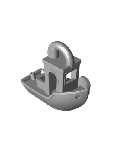 benchy but a keychain.stl