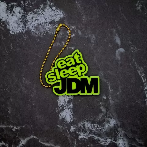 Eat Sleep JDM Keychain