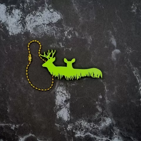 Deer Bush Keychain
