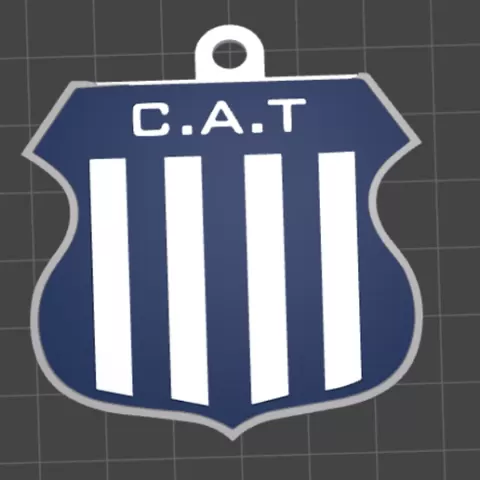 Talleres de Córdoba Keychain – 3D Printable STL | Argentine Football Fan Gift
