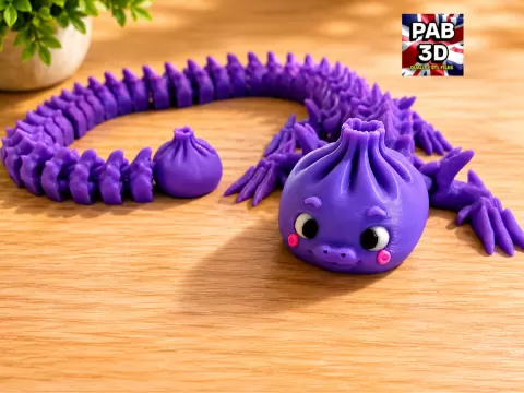 Articulated dragon dumpling