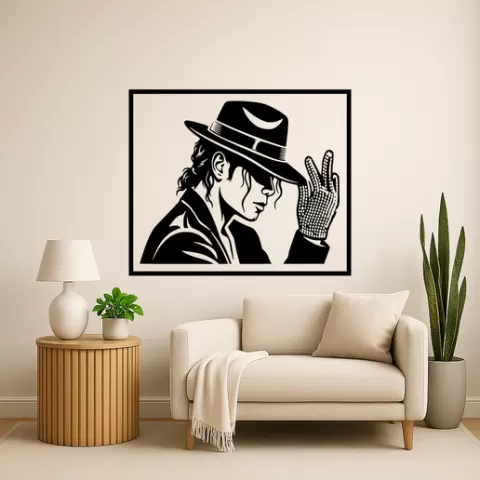Michael Jackson Michael Jackson Beat It Wall Art Framed