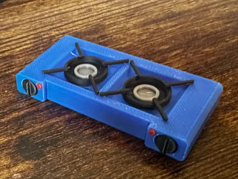 1/10 Scale Gas Stove / Camping Cooker