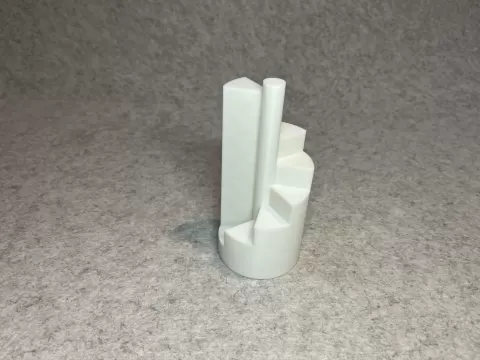 Dollhouse castle spiral staircase miniature house