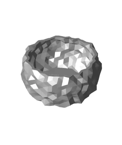 Asteroid plant pot