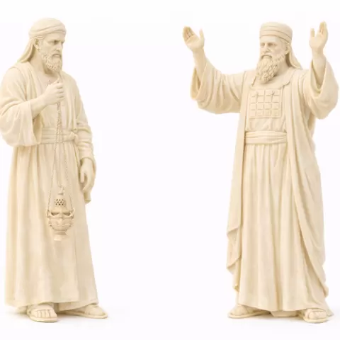 SACERDOTES DEL TEMPLO CON INCENSARIO – FIGURAS PARA IMPRESIÓN 3D STL BELÉN VICK