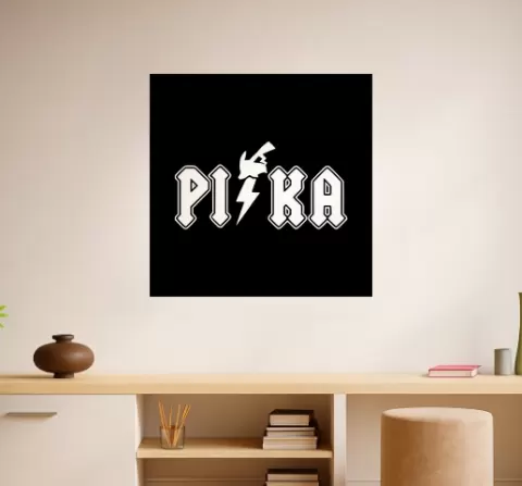 Pikachu Pikachu With Thunderbolt Wall Art Framed