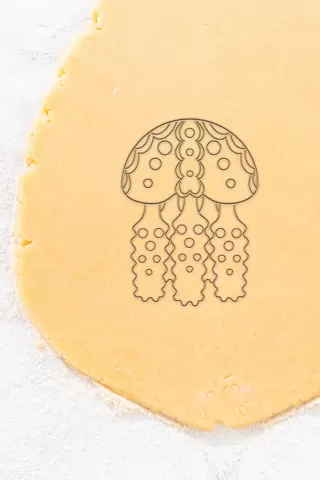 Jellyfish Cookie Cutter, Biscuit Cutter