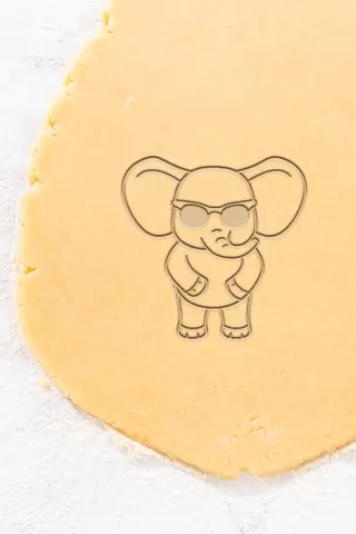 Elephant Cookie Cutter, Biscuit Cutter