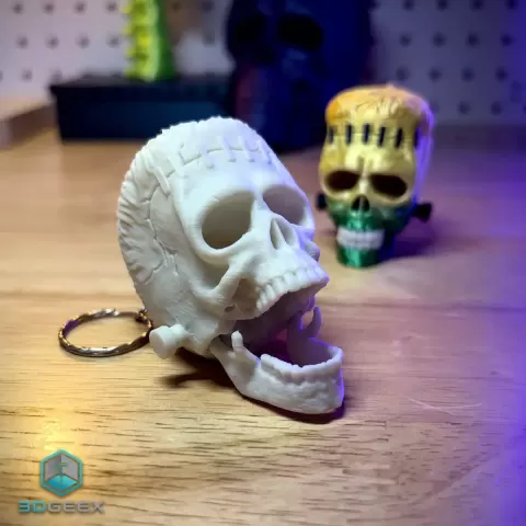 Franskenstein's Skull Keychnains