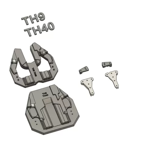 Taurus TH9 / TH40 Split Holster Mold
