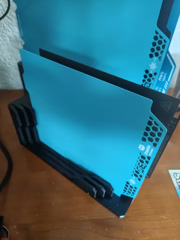 shorter build plate holder with 5 Slots (Bambu Lab A1 mini)