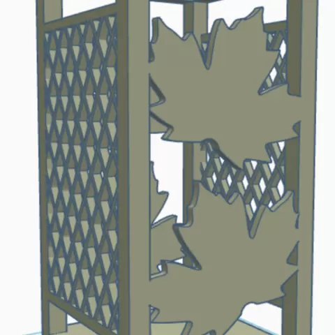 Lanter Centerpiece Maple Leaf