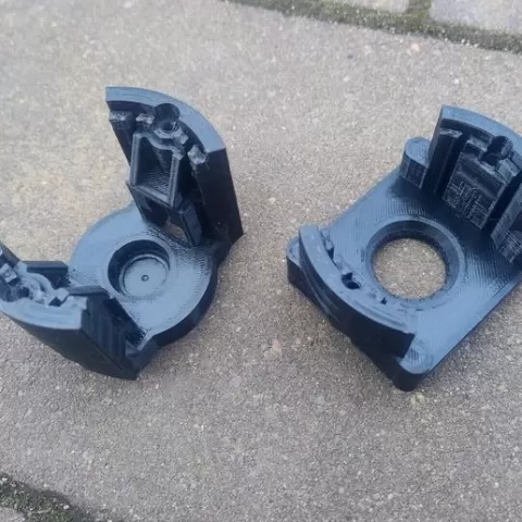 Makita UT121, UT1200 Paddle Mixer - Motor parts PC GF20, plastic rotor holders, brush holder
