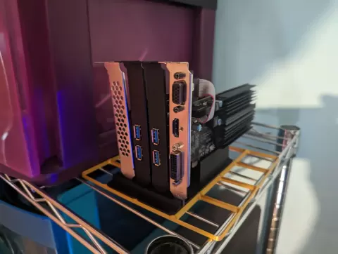 Gridfinity PCI-E Single Slot Card Holder