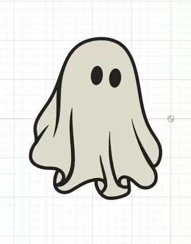 Cute ghost wall art