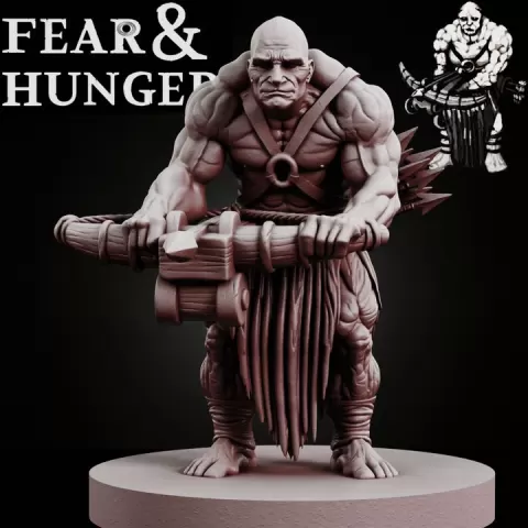 GUARD BALLISTA Fear and Hunger tabletop D&D RPG miniature figurine – scale STL Fan Art by Abyss Art Studio