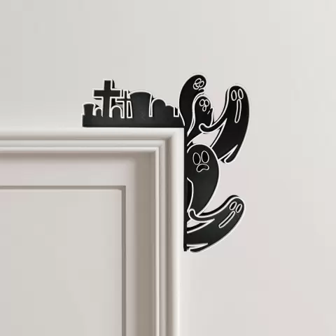 Ghost Graveyard Corner Decor