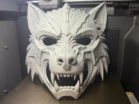 Norse Wolf Mask