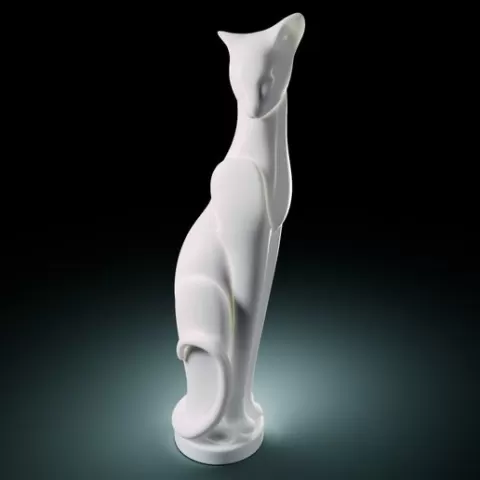 Art Deco cat figurine.