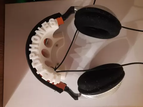 Headphone stand wall mount holder