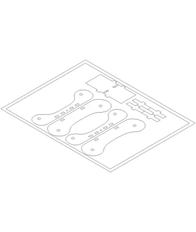 Yet Another Spool Holder Laser Cut