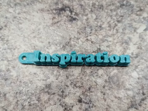 Inspiration Keychain - Trash Can Guy