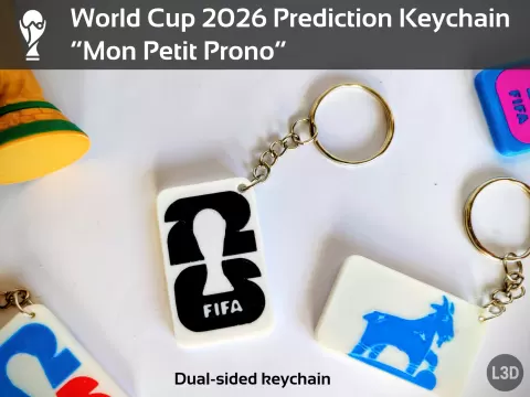 WC 2026 Prediction Keychain "Mon Petit Prono"