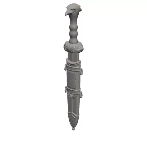Roman Pugio Dagger with Eagle Pommel - Ancient Replica