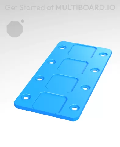 2x4 - Internal Grid - Stacking Plate